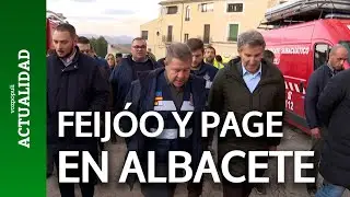 Page y Feijóo visitan Letur (Albacete), municipio afectado por la DANA
