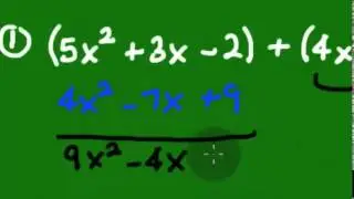 Adding Polynomials