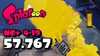 Splatoon NG+ 4-19 Tumbling Splatforms in 57.767