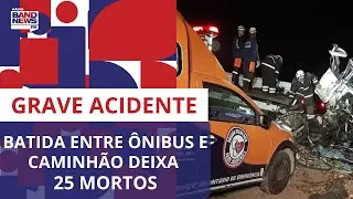 Acidente com ônibus na Bahia deixa 25 mortos