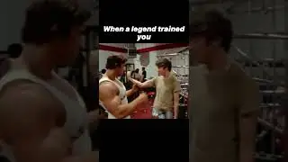 WHEN A LEGEND TRAINED YOU🏅 #shorts #gym #bodybuilder #arnold