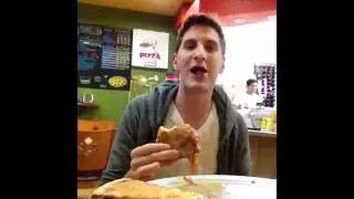 Food Challenge #1 - Buckets vs 18-inch meat lovers pizza
