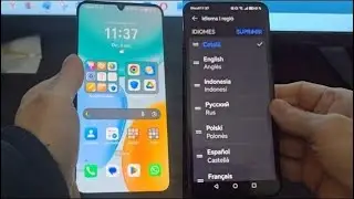 How to change language in Honor X5c Plus | Honor X5c Plus change language settings