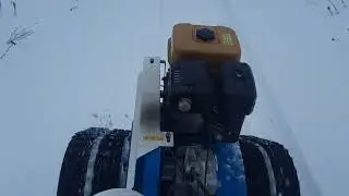 мотоблок нева мб 23 на гусеницах с дровами