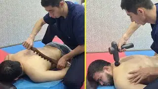 ASMR Intense Back Massage w ASMR Tools