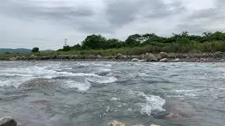 Relaxing Soothing River Background Sound in Peaceful Village | Nature In Asia