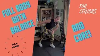 Full Body Workout for Older Adults or Beginners (intermediate level) - all standing or using a chair
