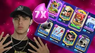 El mejor mazo en 7X elixir (me equivoqué de fondo) | Clash Royale |