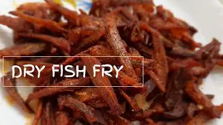 quick & easy spicy dry fish fry| 3 ingredients || dry anchovies fry| nethili fry|