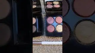 CHANEL QUADS: DELICES & CLAIR-OBSCUR &  CHIKUHODO X BEAUTYLISH BRUSH #makeup #swatches #shorts #motd
