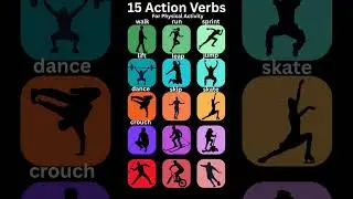 👀Get Moving: Action Verbs for Physical Activity💪 15 Action Verbs with Miss Prep!#learnenglish