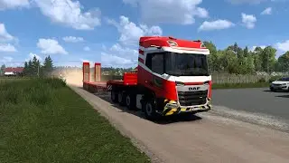 Euro Truck Simulator 2 [1.57]. Review del DAF XF 2025. Ruteo de Kouvola a Helsinki.