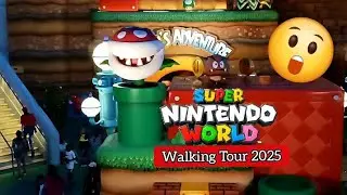 👉 Super Nintendo World de NOCHE 🌙✨ | Epic Universe 4K Walking Tour (POV Inmersivo)