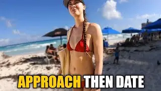 Approaching Hot Girl on the Beach then Date POV