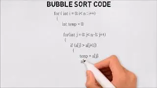 BUBBLE SORT CODE ( Data Structures & Algorithms )
