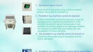 Portable X ray machine fault analysis