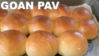 Pav Bread Recipe | How to make Goan Pav Bread | Dinner Rolls