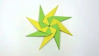 How To Make 8 Pointed Paper Star - STAR ORIGAMI