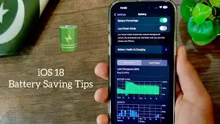 iOS 18 Battery Saving Tips | Increase Battery Life 🔋 | Saleh Tech