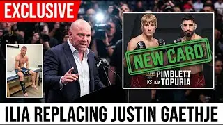 Dana White Announce Ilia Is Replacing Gaethje After Due To His Injury!!