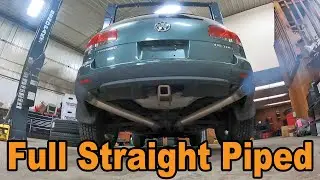 V10 TDI Touareg Engine Installed - First Start on Tuned, Deleted, and Full Straight Pipe Exhaust