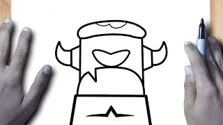 COMO DIBUJAR EL NUEVO EMOTE DEL MINI PEKKA
