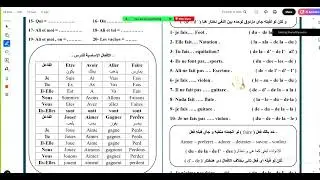 معسكر فرنساوى تالته ثانوى \ مراجعة نهائية فرنساوى تالته ثانوى \ مراجعة ليلة الامتحان فرنساوى 3 ثانوى