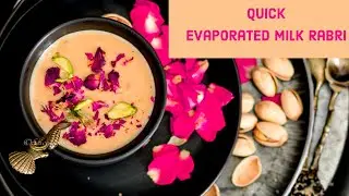 Quick Rabri with Evaporated Milk| Quick Rabri Recipe | Rabdi Recipe