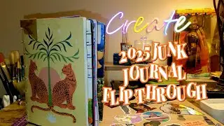 Blast To The Past: 2025 Junk Journal Flip Through