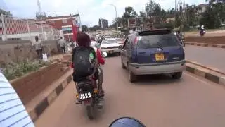 Kampala on Motorbike Taxi