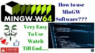 How to compile C project using MinGW (GCC) compiler in Command Prompt [ZR Techniques] |Just Click|