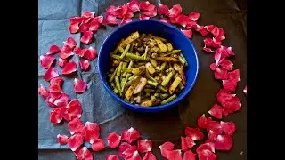 Aloo Beans Masala Fry_ Simple & Delicious Aloo Beans ki sabji_Dhaba style Potato & Beans Fry