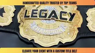 European Legacy Championship Belt | Custom Pro Wrestling Title by ARM Championship Belts