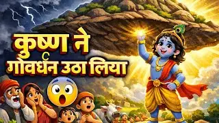 “जब कृष्ण ने अहंकार तोड़ दिया  | गोवर्धन पर्वत की पूरी कहानी | Krishna Govardhan Leela गोवर्धन लीला 