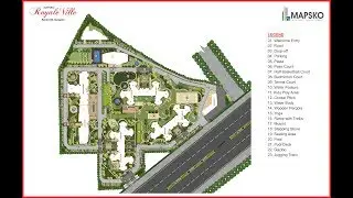 Mapsko Royale Ville, Master Plan, Sector 82, Gurgaon