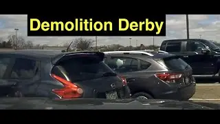 Shoplifting Suspect Rams All the Cars