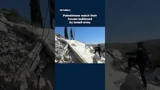 Palestinians watch on as Israel destroys house in occupied West Bank