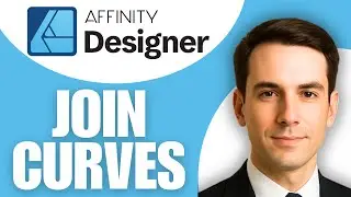 Как соединять кривые в Affinity Designer