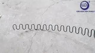 Automatic Mechanical Arch Zigzag Sofa Mattress Spring Forming Punching Making Machine