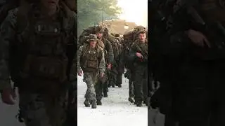 U.S Marines enter training grounds