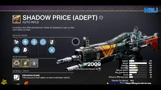 Hunting For A God Roll Shadow Price (Heli Destiny 2 Stream 08 November 2024)