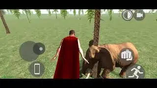 Superman vs dinosaur Indian bike driving 3D 🦕😱