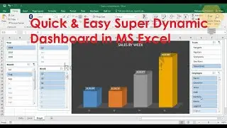 Dynamic Dashboard-Dynamic Chart title using IF and CELL function|Excel Tips & Tricks|P5