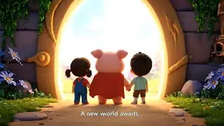 A Magical Gate Appears 🌈 | PigHeroTV Block World
