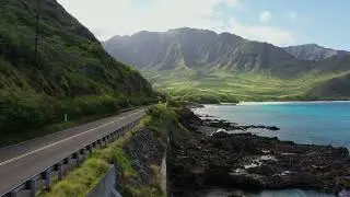 4k Free Drone Video Beach | No Copyright Drone Footage