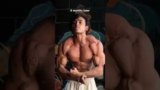 6 months fat loss transformation #bodybuilding #fitness #shorts