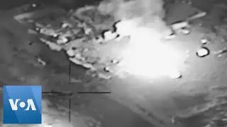 Images Allegedly Show US Strike on Iraqi Hezbollah Militant Group