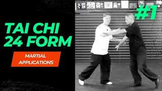(1) Tai Chi 24 Form Self-Defense: Begin Taiji - Application #1