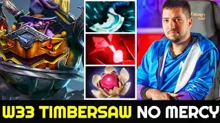 W33 Mid Timbersaw -  Perfect Counterpick destroy Enemies 7.25 Dota 2