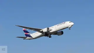 LATAM Airlines B787-9 diverted flight departure from Christchurch Airport 1 February 2026 (LA809)